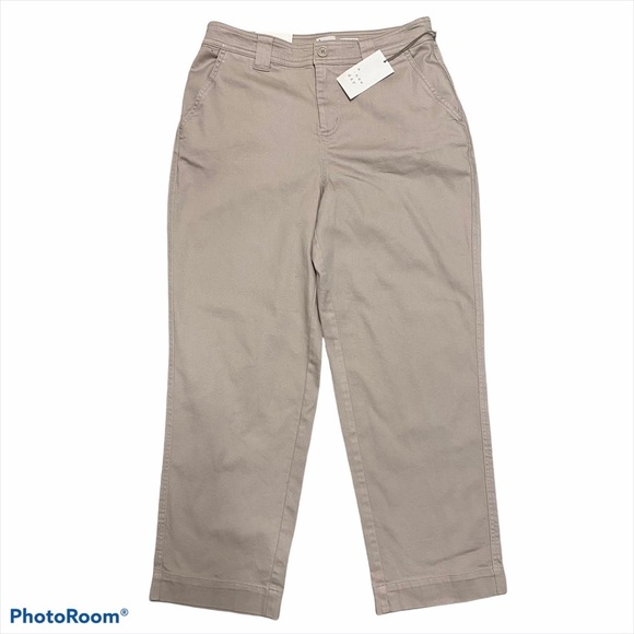 a new day Khaki Stretch Straight Leg Jeans NWT - Picture 2 of 5